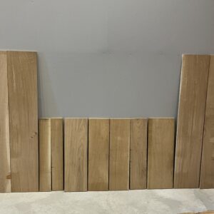 11x Solid Oak Boards 650 and 1200mm long