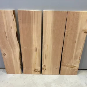 4 Planed Solid Douglas Fir Boards Shelves Signs DIY Table 1200mm long