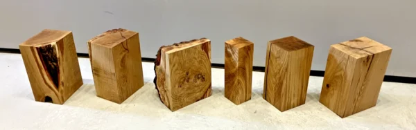 set of oak blocks