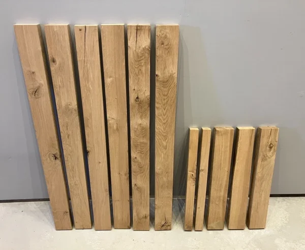 11 Rustic oak boards