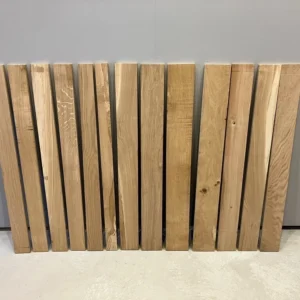 Solid oak quarter sawn plain edge